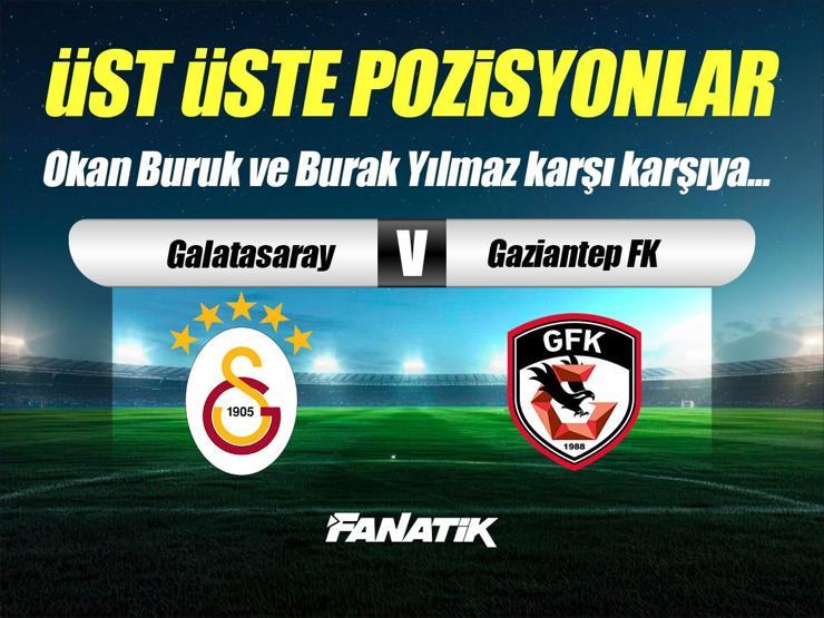 Galatasaray - Gaziantep FK maçı Canlı Anlatım - GS GAZİANTEP maçı kadroları, skoru ve istatistikleri