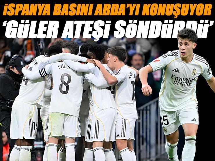 İspanya basını Arda Güler'i konuşuyor! 'Güler ateşi söndürdü'