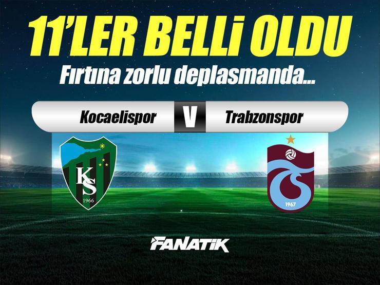 Kocaelispor - Trabzonspor maçı ne zaman, saat kaçta ve hangi kanalda?