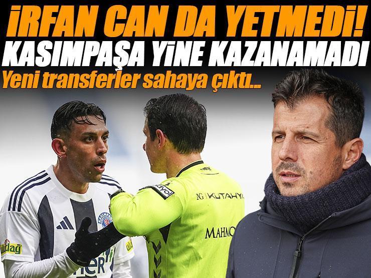 İrfan Can Kahveci de Kasımpaşa'ya merhem olmadı! Bir türlü gol gelmedi... | Kasımpaşa - Antalyaspor maç sonucu: 0-0