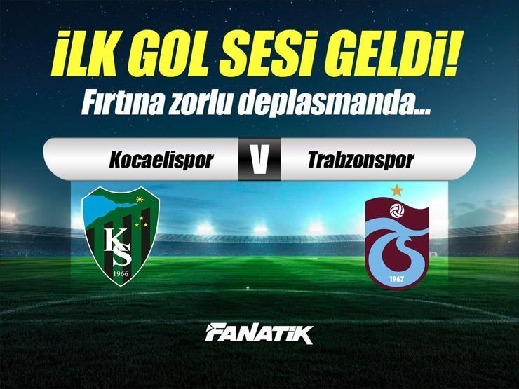 Kocaelispor - Trabzonspor maçı canlı anlatım - Maç kadrosu, skoru ve istatistikleri (Trendyol Süper Lig)