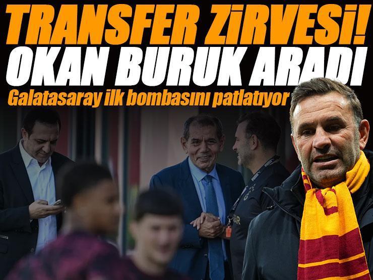 Galatasaray'dan İstanbul'da transfer zirvesi! Okan Buruk bizzat görüştü: Opsiyon 30 milyon Euro