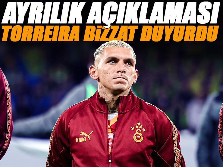 Lucas Torreira'dan ayrılık açıklaması! Galatasaray-Atletico Madrid maçı öncesi bizzat duyurdu