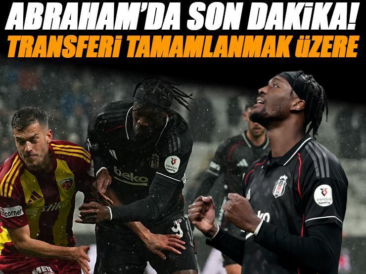 Beşiktaşlı Abraham'ın Aston Villa'ya transferi tamamlanmak üzere! Transferde son dakika