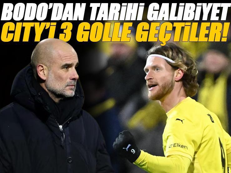 Bodo/Glimt’ten tarihi galibiyet: City'yi 3 golle geçti! Bodo/Glimt - Manchester City maçı sonucu: 3-1