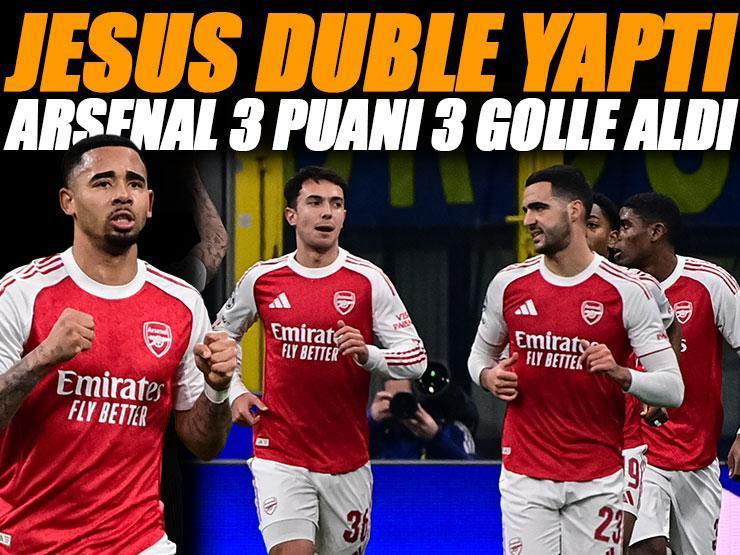 (ÖZET) Gabriel Jesus duble yaptı! Arsenal deplasmanda Inter'i devirdi | Inter - Arsenal maç sonucu: 1-3
