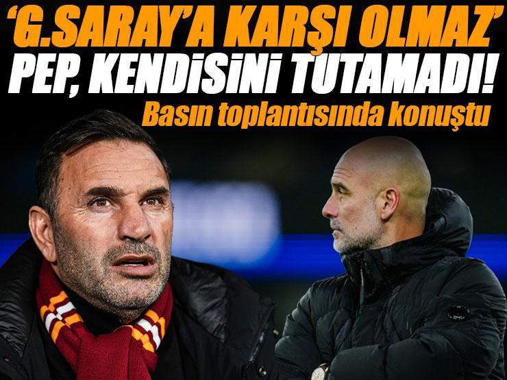 'Galatasaray'a karşı böyle oynayamayız!' Pep Guardiola basın toplantısında kendisini tutamadı...