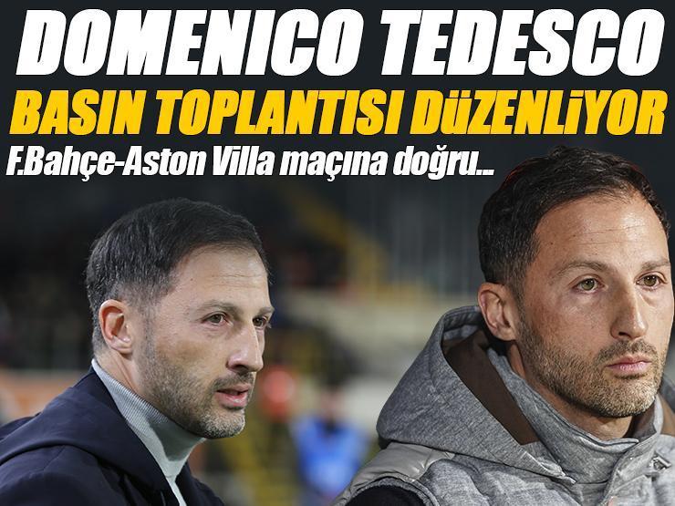 Fenerbahçe-Aston Villa maçına doğru: Domenico Tedesco basın toplantısı düzenliyor