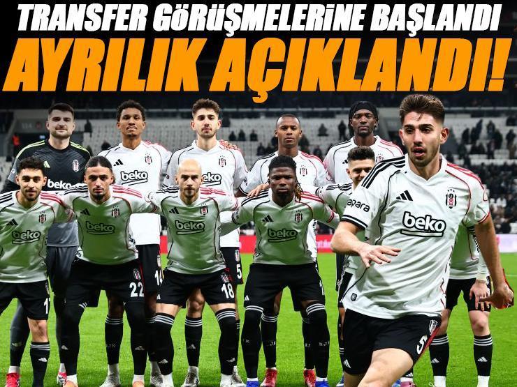 Beşiktaş ayrılığı resmen açıkladı!