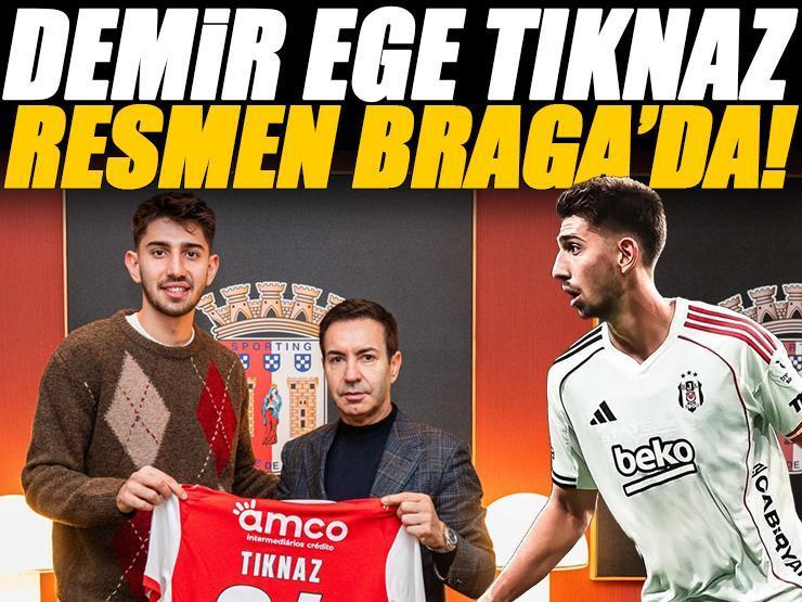 Beşiktaş transferi resmen açıkladı! Demir Ege Braga'da!