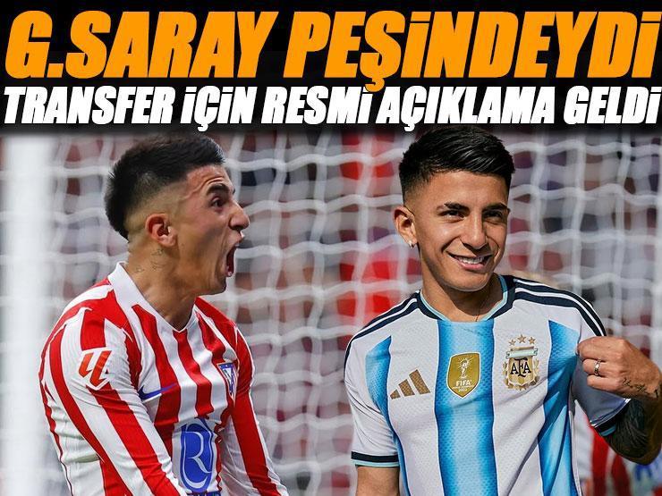 Galatasaray peşindeydi! Atletico Madrid'den Almada için resmi açıklama