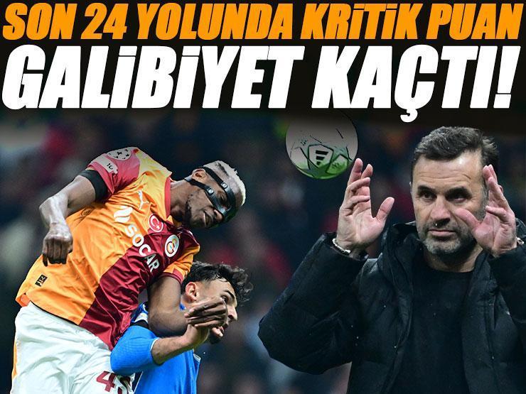 Galatasaray'dan evinde 'Dev' 1 puan! Galibiyet kaçtı... Galatasaray - Atletico Madrid maç sonucu 1-1