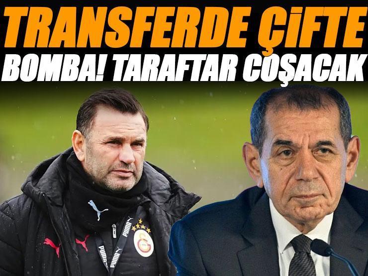 Galatasaray'dan transferde çifte bomba! Dev operasyon başladı