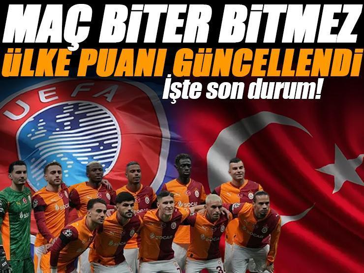 UEFA ÜLKE PUANI SIRALAMASI: Galatasaray - Atletico Madrid maçı sonrası güncellendi! İşte Türkiye'nin sıralamadaki yeri