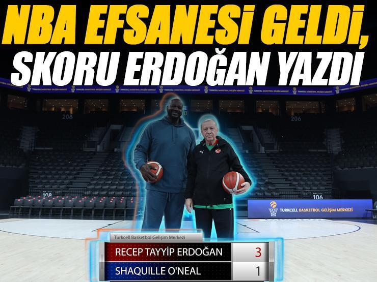 Shaq geldi, Erdoğan attı: The Winner