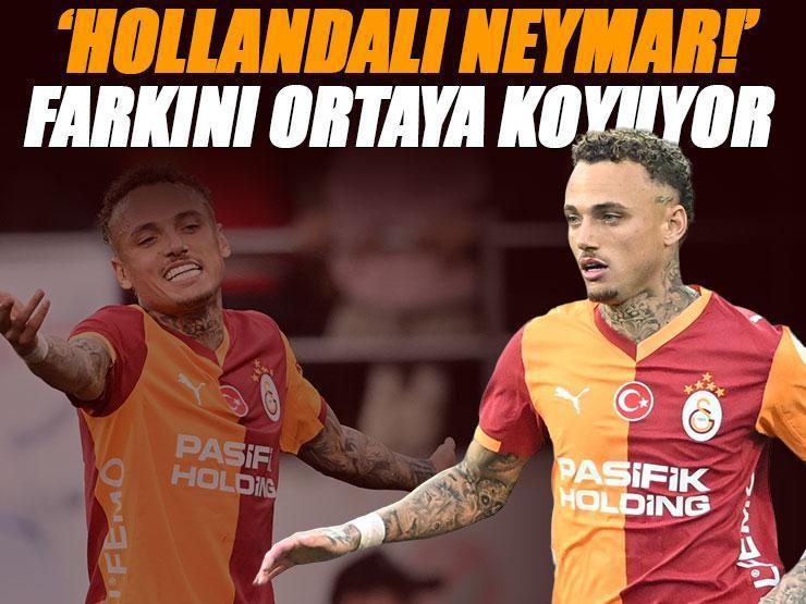 Galatasaray'ın yıldızına 'Hollandalı Neymar' benzetmesi! Noa Lang ikinci maçında farkını gösterdi
