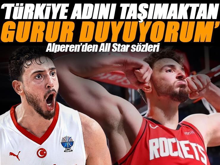 Alperen Şengün'den NBA All-Star ve Türkiye sözleri 'Ülkeme güzel haberler vermek benim için mutluluk’