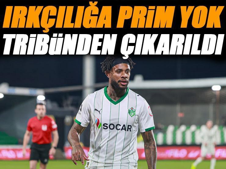 Bodrum'da ırkçılık söylemde bulunan taraftar tribünden çıkarıldı!