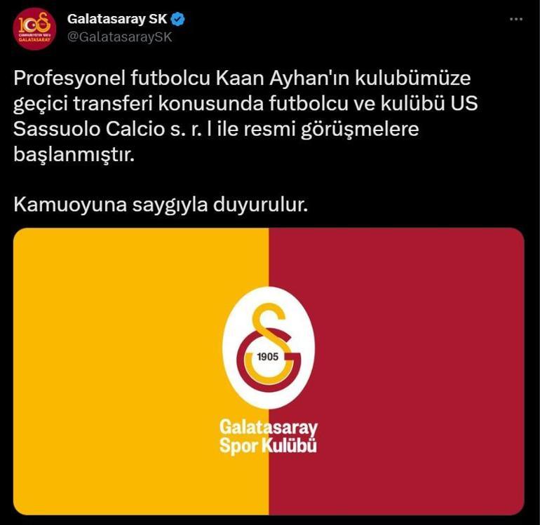 Galatasaray, Kaan Ayhanı açıkladı İşte anlaşmanın detayları...