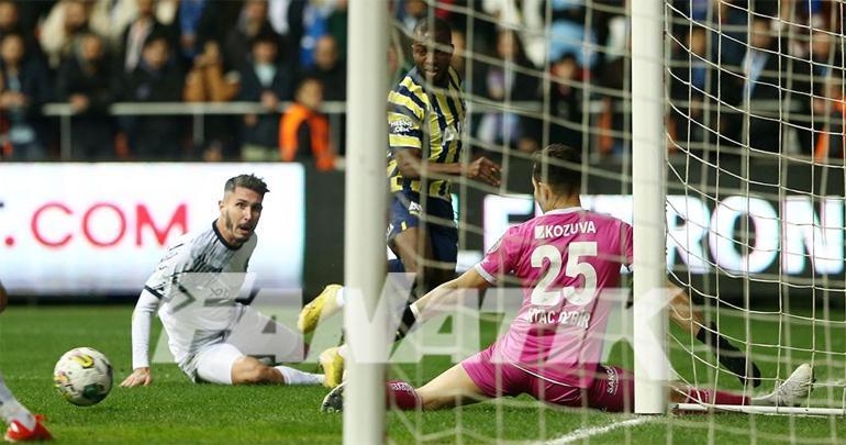Adana Demirspor - Fenerbahçe maçında nefes kesen ilk yarı Rekor şut