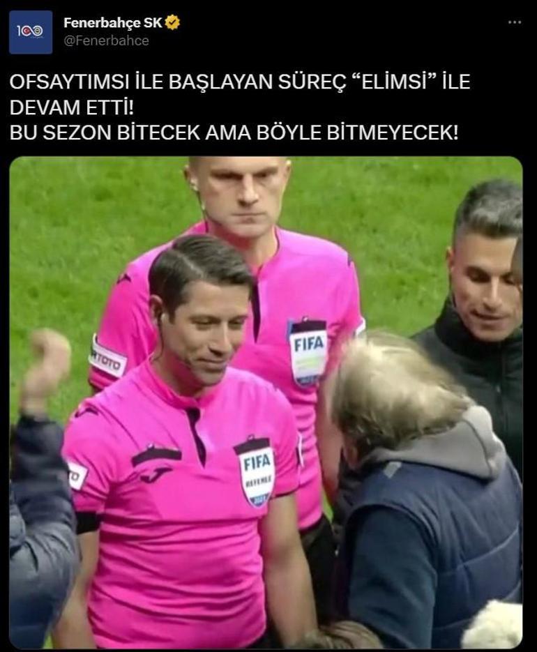 Fenerbahçeden olay paylaşımlar Bu sezon böyle bitmeyecek