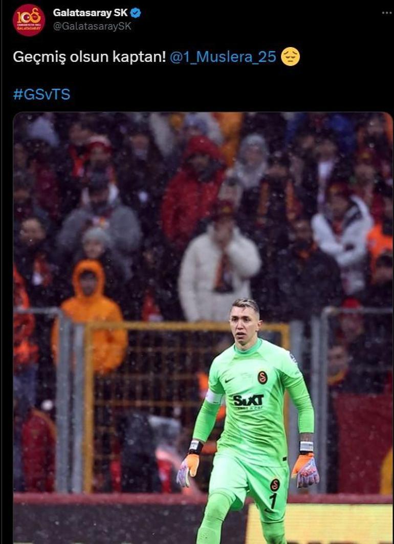 Galatasaraya şok Fernando Muslera sakatlandı, açıklama geldi