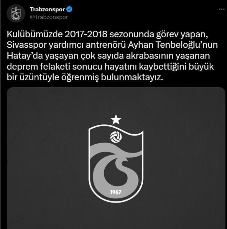 Sivasspor Yardımcı Antrenörü Ayhan Tebenlioğlu yakınlarını kaybetti