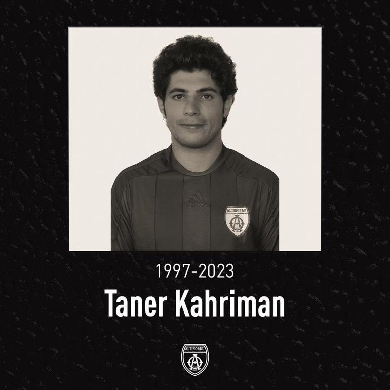 Kahramanmaraş İstiklalspor futbolcusu Taner Kahriman depremde hayatını kaybetti
