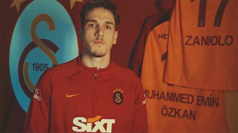 Galatasaray Zaniolo transferini açıklarken Muhammed Emin Özkanı unutmadı
