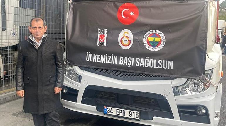 Beşiktaş, Fenerbahçe ve Galatasaray, depremzedeler için omuz omuza