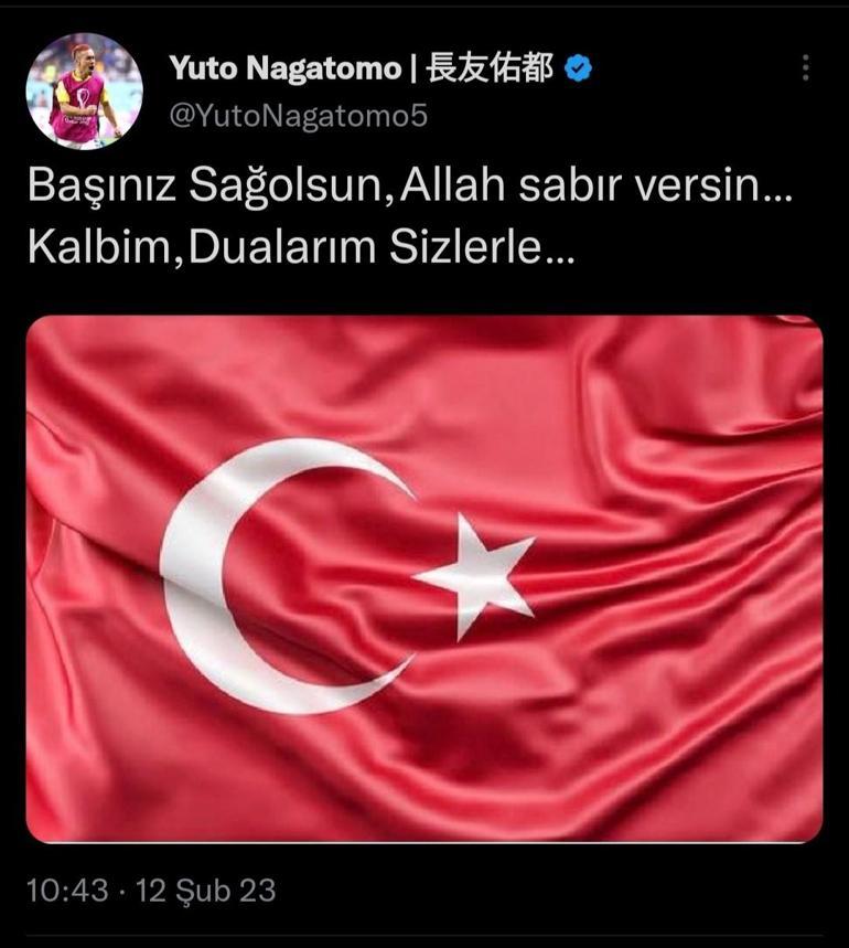 Yuto Nagatomodan Türkiye mesajı