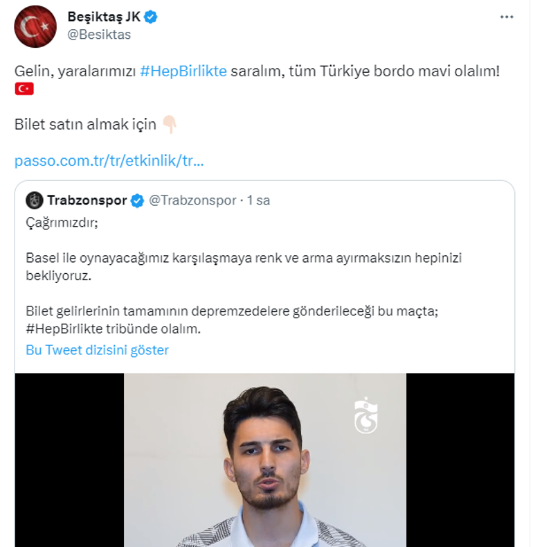 Fenerbahçe, Beşiktaş ve Galatasaraydan Uğurcan Çakırın çağrısına yanıt
