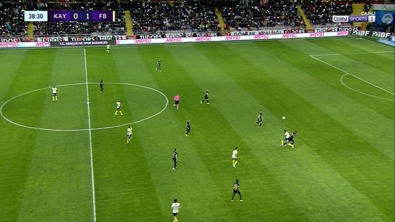 Kayserispor-Fenerbahçe maçında korkutan an Hareketsiz kaldı...