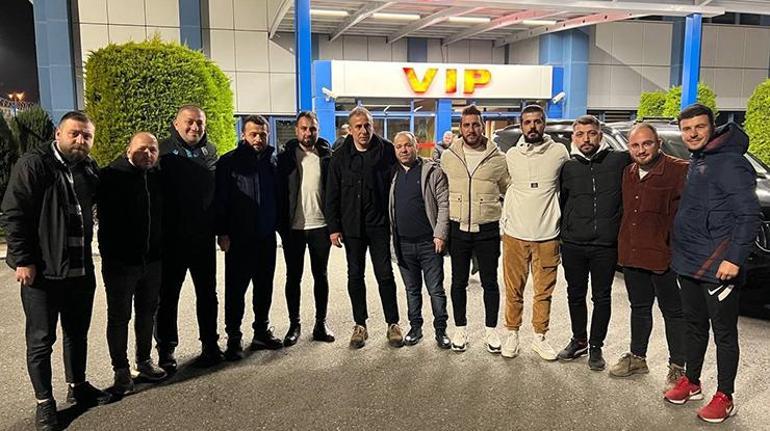 Abdullah Avcıyı Trabzon havalimanında duygulandıran veda