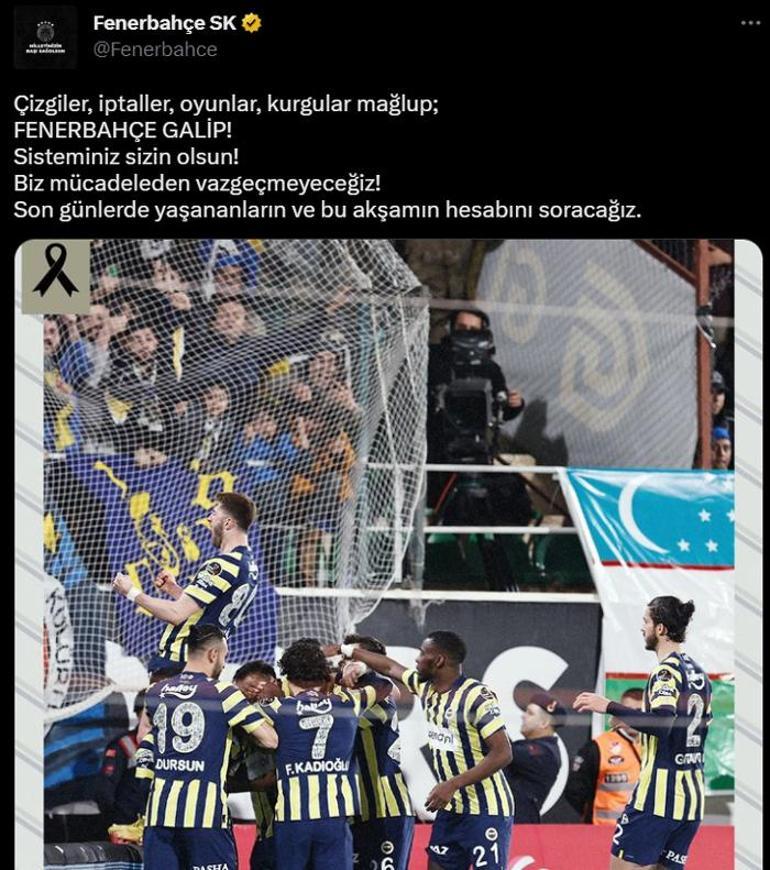 Fenerbahçeden hakem kararlarına tepki Alanya maçının devre arasında sert açıklama...