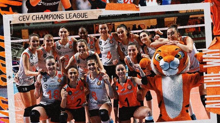 CEV Şampiyonlar Liginde Türk takımları tarih yazdı 3 takım yarı finalde, Arina Fedorovtseva geceye damga vurdu