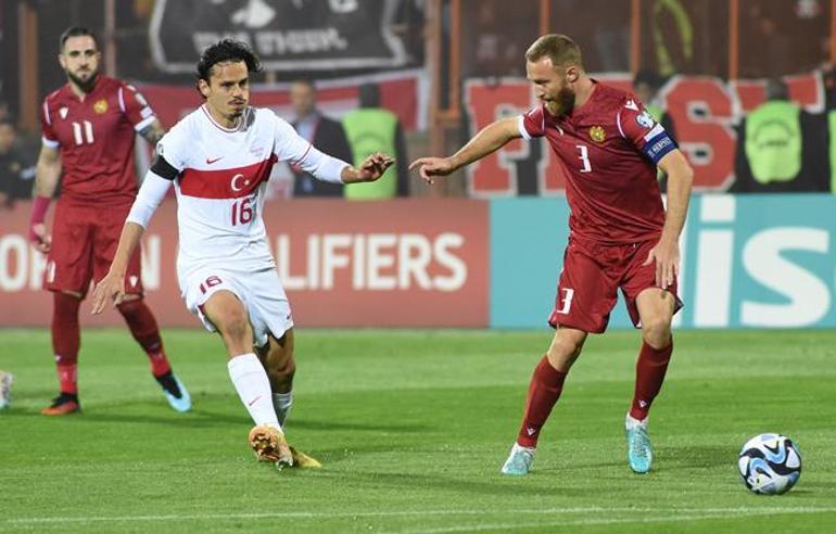 Milliler geri döndü, kazandı (ÖZET) Ermenistan-Türkiye maç sonucu: 1-2