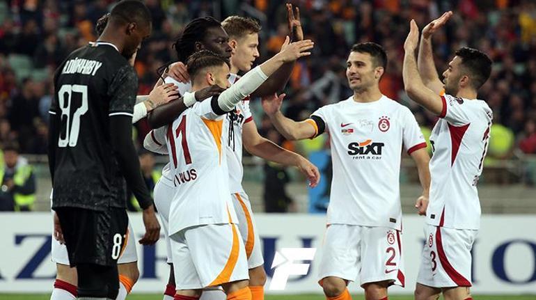 Sahne Gomis ve Icardinin (ÖZET) Karabağ-Galatasaray maç sonucu: 1-2