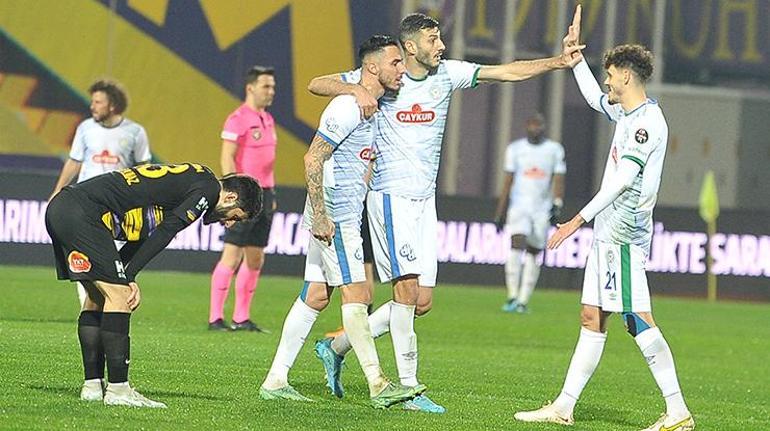 (ÖZET) Çaykur Rizespor, Eyüpsporu devirdi 1. Ligde zirve hattı karıştı