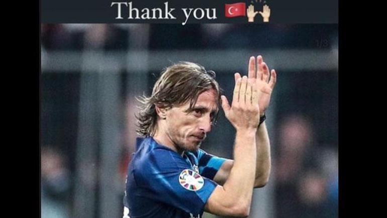 Luka Modric sosyal medyadan Türkiyeye mesaj yolladı