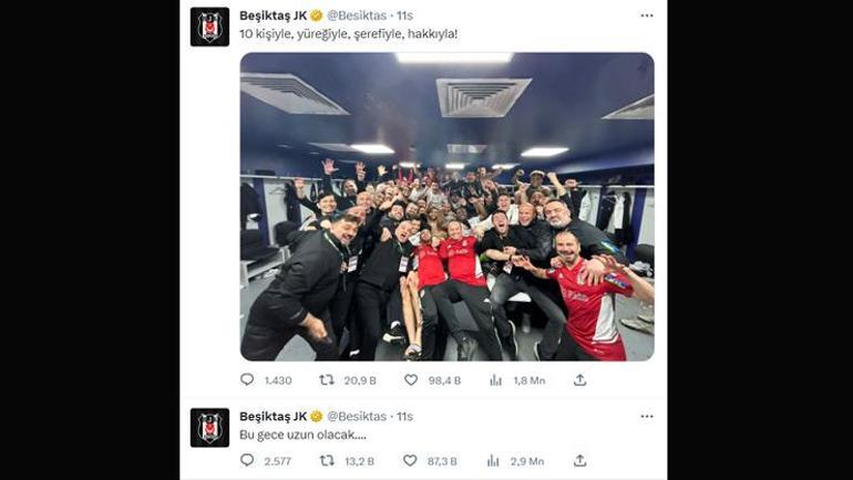 Beşiktaştan üst üste Fenerbahçeye gönderme