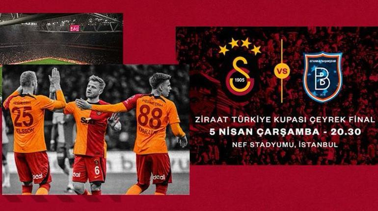 Galatasaray - Başakşehir maçı canlı izle - GS Başakşehir Türkiye Kupası Çeyrek Final Maçı şifresiz yayınlanacak