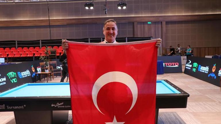 Avrupa Bilardo Şampiyonası’nda 2’nci altın madalya Hacı Arap Yaman’dan geldi
