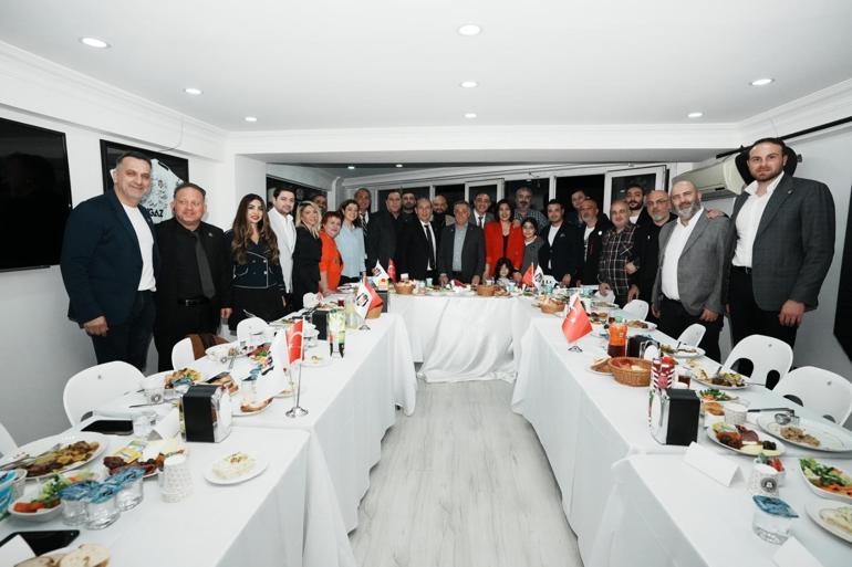 Beşiktaş Başkanı Ahmet Nur Çebi açılışa katıldı