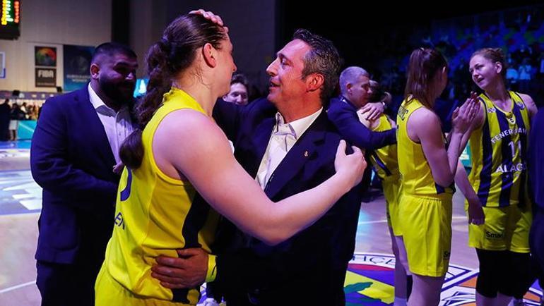 Fenerbahçe Başkanı Ali Koçun Euroleague mutluluğu