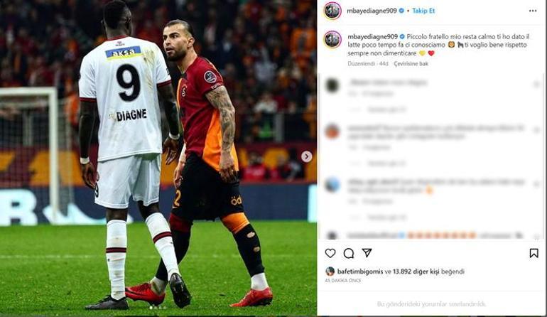 Mbaye Diagneden, Galatasaray taraftarını kızdıran paylaşım