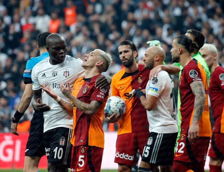 Beşiktaş-Galatasaray maçında gergin anlar Şenol Güneş ve Okan Buruk...
