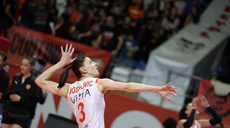 Tijana Boskovic ayakta tuttu (ÖZET) Türk Hava Yolları-Eczacıbaşı Dynavit maç sonucu: 2-3