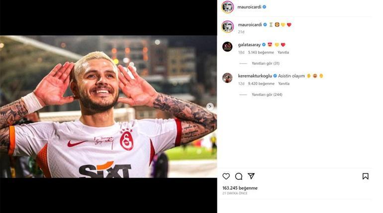 İstanbulspor maçı sonrası Kerem Aktürkoğlu: Icardi ile çok iyi bir uyumumuz var