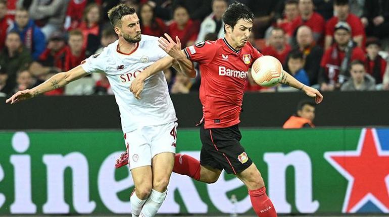 Jose Mourinho, Romada tarih yazıyor Avrupa Liginde finalde (ÖZET) Bayer Leverkusen-Roma maç sonucu: 0-0